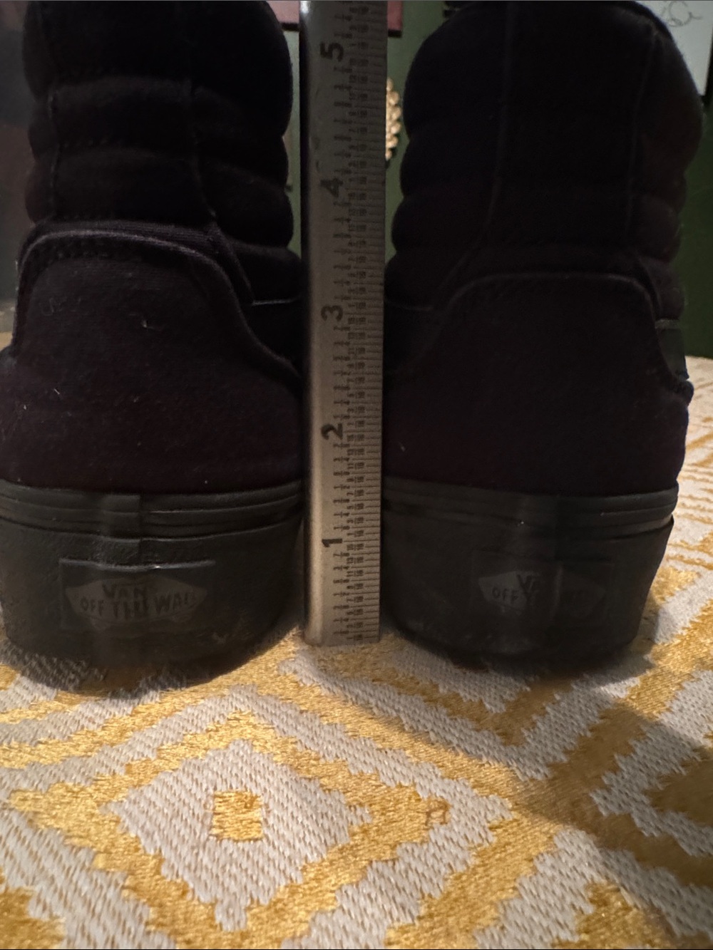 Vans Black High-Top Skater Sneakers - Picture 8 of 8
